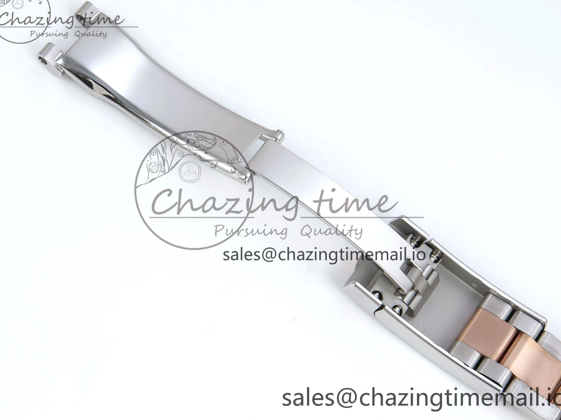 MiroTime 0504 DateJust 31 278271 ARF 1:1 Best Edition 904L Steel Brown Roman Diamonds Dial on SS RG Oyster Bracelet ETA SmartChoice 520